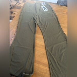 NWT Rewash  Olive Green 70’s Pull On Flare Pants